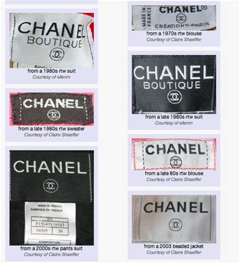 authentic chanel labels|Chanel labels for women.